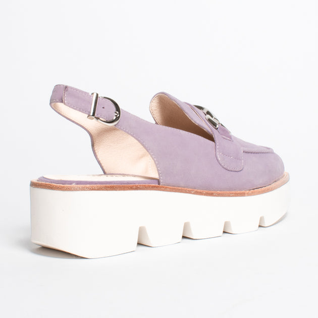 Bresley Ponte Lilac Suede Shoe Womens Big EU Sizes 42 43 44 45 46