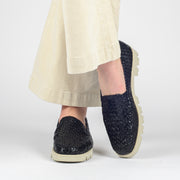 Sioux Cortizia Black Model Shot front. Size 12 womens shoes