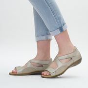 Pure Comfort Arabel Platinum Model Shot. Size 44 womens shoes