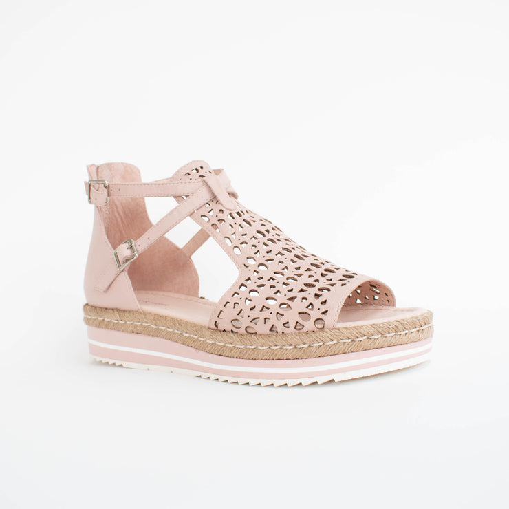 Django and Juliette Accra Rose Sandals front. Size 43 womens shoes