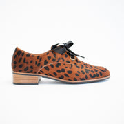 Bresley Admin Cognac Leopard Shoes side. Size 42 womens shoes