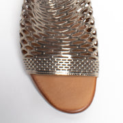 Cabello Alaca Pewter Sandal toe. Size 43 womens shoes