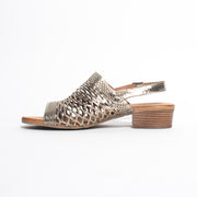 Cabello Alaca Pewter Sandal inside. Size 42 womens shoes
