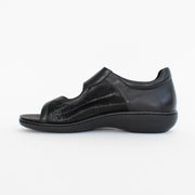 Klouds Alexa Black Stretch Sandals inside. Size 42 womens shoes