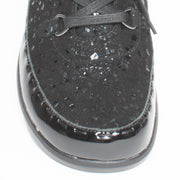 Ziera Alexia Black Sparkle Ankle Boot toe. Size 42 womens shoes