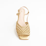 Dansi Alicante Soft Gold Sandals top. Size 42 womens shoes