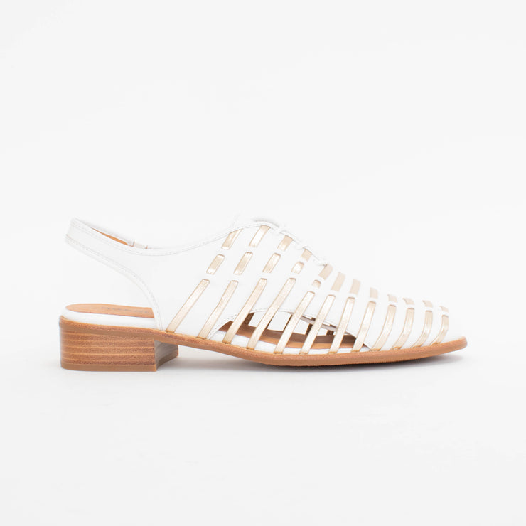 Bresley Alien White Gold Shoes side. Size 42 womens shoes