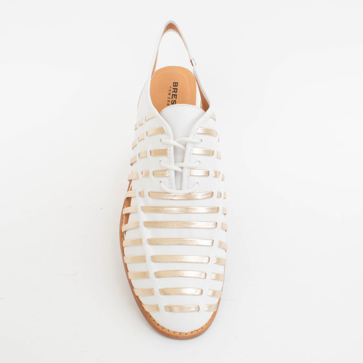 Bresley Alien White Gold Shoes top. Size 46 womens shoes