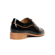 Bresley Alpopo Black Patent Shoe back. Size 44 womens shoes