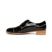 Bresley Alpopo Black Patent Shoe inside. Size 45 womens shoes