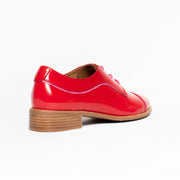 Bresley Alpopo Coral Patent Shoes back. Size 44 womens shoes