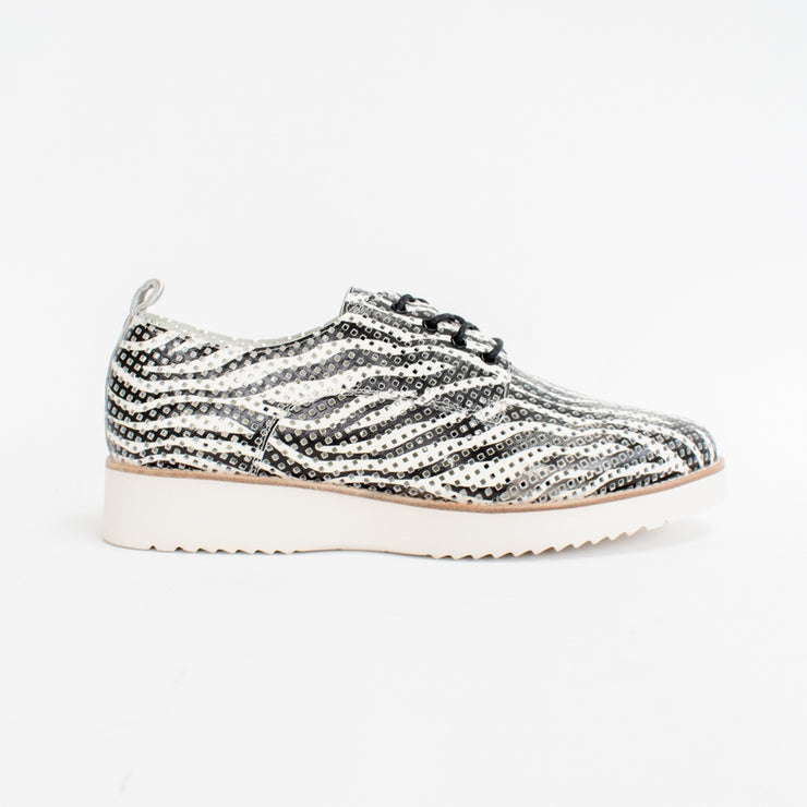 Gelato Alumni Zebra Print Shoes side. Size 42 womens shoes