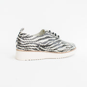 Gelato Alumni Zebra Print Shoes back. Size 44 womens shoes