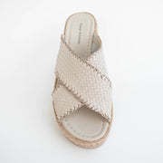 Django and Juliette Amaria Champagne Almond Sandals top. Size 42 womens shoes