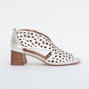 Bresley Amon Silver Sandals side. Size 42 womens shoes