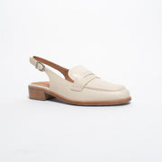 Bresley Anya Cream Sandal front. Size 43 womens shoes