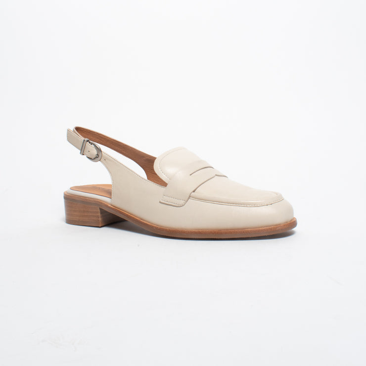 Bresley Anya Cream Sandal front. Size 43 womens shoes