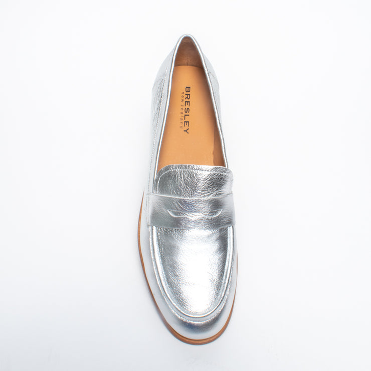 Bresley Angie Silver Loafer top. Size 46 womens shoes