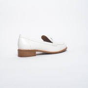 Bresley Angie White Loafer back. Size 44 womens shoes