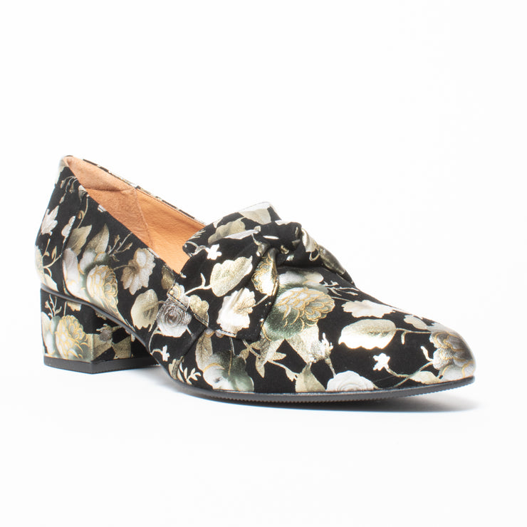 Bresley Ansett Night Garden Suede Shoe front. Size 43 womens shoes