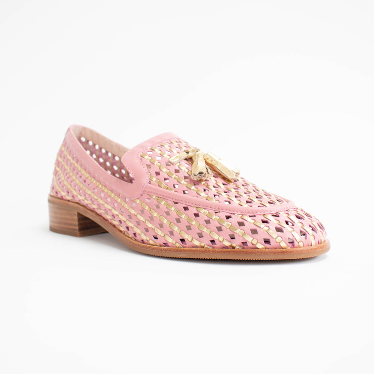 Bresley Apples Salmon Gilt Shoes front. Size 43 womens shoes