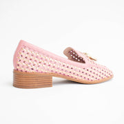 Bresley Apples Salmon Gilt Shoes back. Size 44 womens shoes