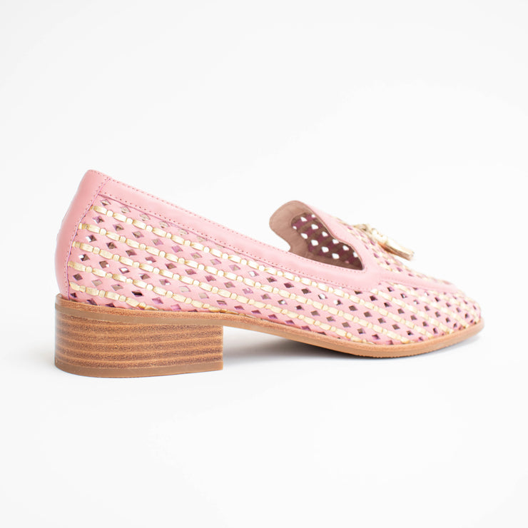 Bresley Apples Salmon Gilt Shoes back. Size 44 womens shoes