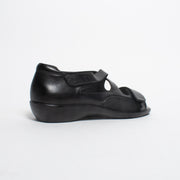 Pure Comfort Arabel Black Sandal back. Size 44 womens shoes
