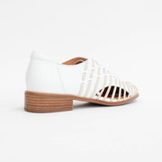 Bresley Arco White Bone Shoes back. Size 44 womens shoes