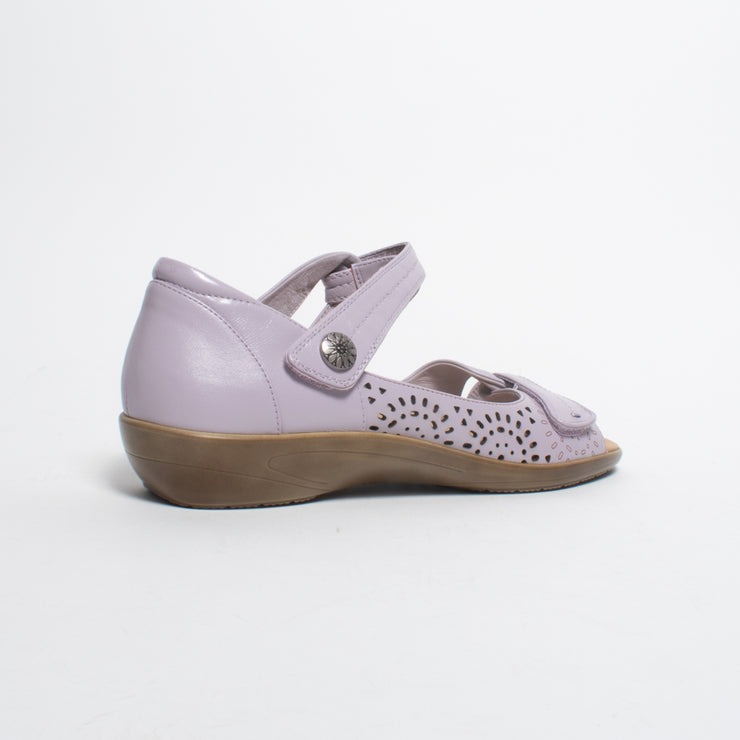 Pure Comfort Aroma2 Lilac Sandal back. Size 44 womens shoes