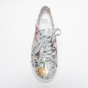 Ziera Ashleen White Fields Silver Sneaker top. Size 42 womens shoes