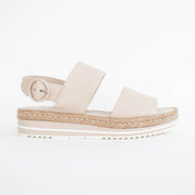 Django and Juliette Atha Vanilla Sandals side. Size 42 womens shoes