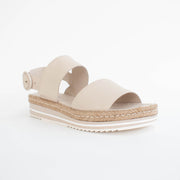 Django and Juliette Atha Vanilla Sandals front. Size 43 womens shoes