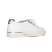 Ziera Audrey White Silver Sneakers back. Size 44 womens sneakers