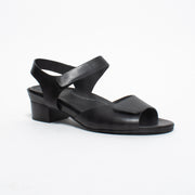 Ziera Ava Black Sandal front. Size 43 womens shoes