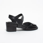 Ziera Ava Black Sandal back. Size 44 womens shoes