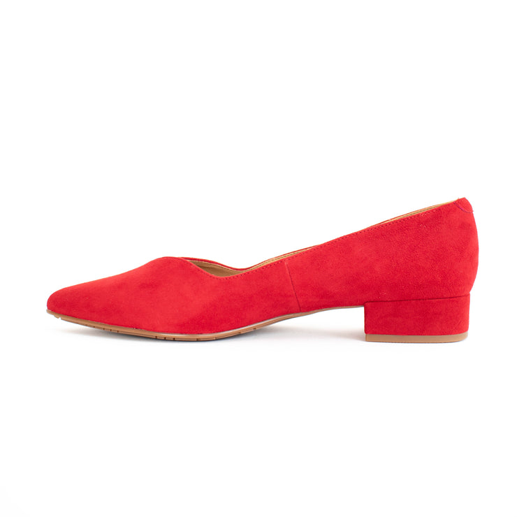 Hush Puppies Ava Red Suede Shoes inside. Size 13 womens shoes
