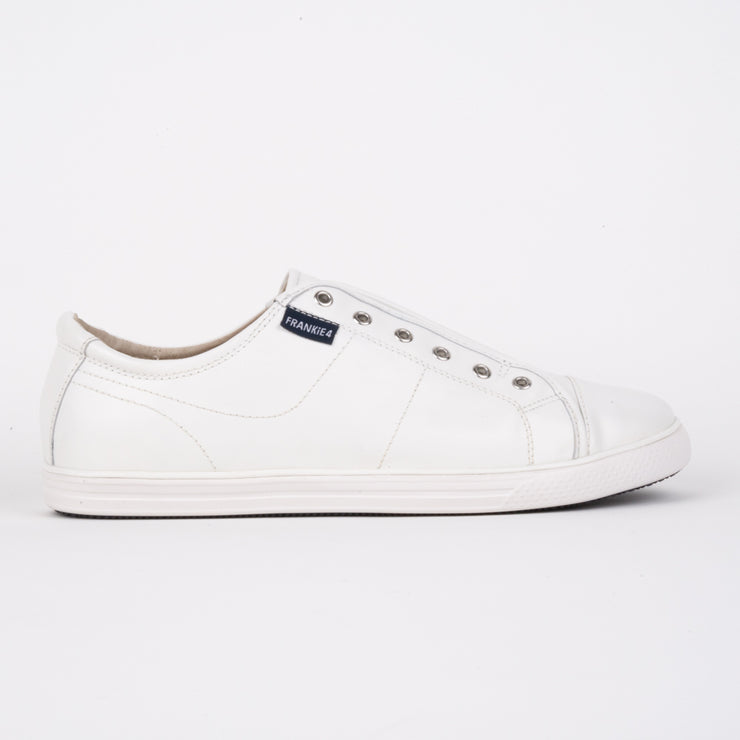 Frankie4 Nat II White Sneakers side. Size 10 womens shoes
