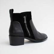 Hush Puppies Aires Black Ankle Boot back. Size 12 womens shoes