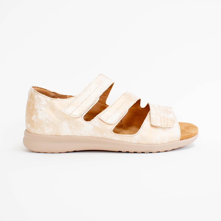 Ziera Bardot XW Smudge Metal Sandals side. Sze 42 womens shoes