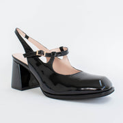 Tamara London Baylor Black Patent Shoes front. Size 43 womens shoes