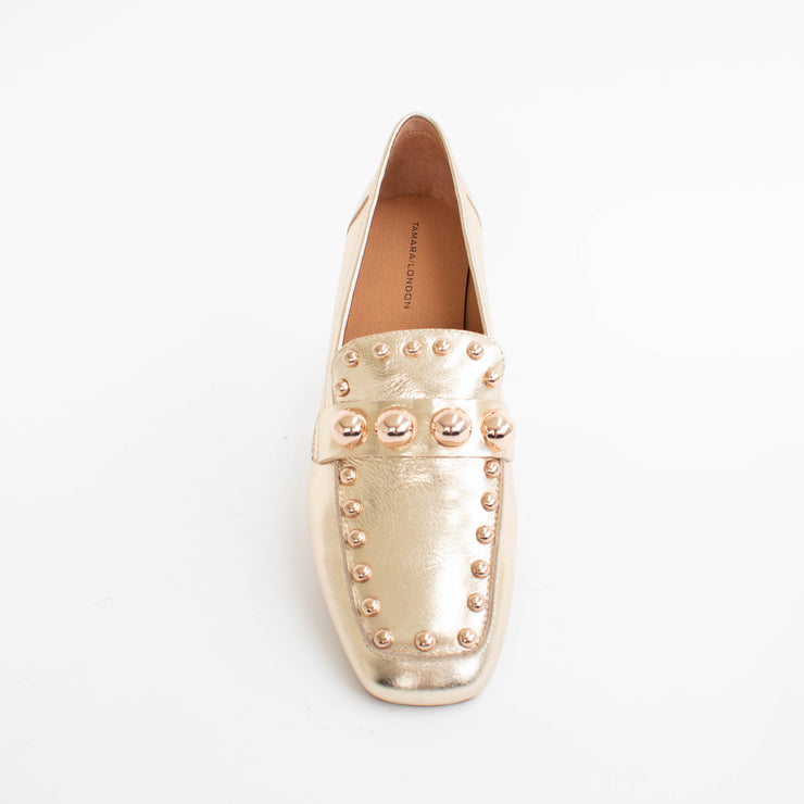 Tamara London Beiha Gold Shoes top. Size 46 womens shoes