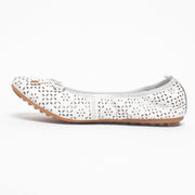 Django and Juliette Beja White Ballet Flat inside. Size 45 womens shoes