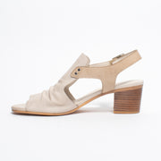 Django and Juliette Ballarat Vanilla Camel Sandal inside. Size 45 womens shoes