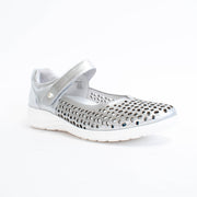 Klouds Blissed Silver Shoes front. Size 43 womens shoes