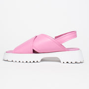 Minx Bobby Candy Pink Sandal inside. Size 46 womens shoes