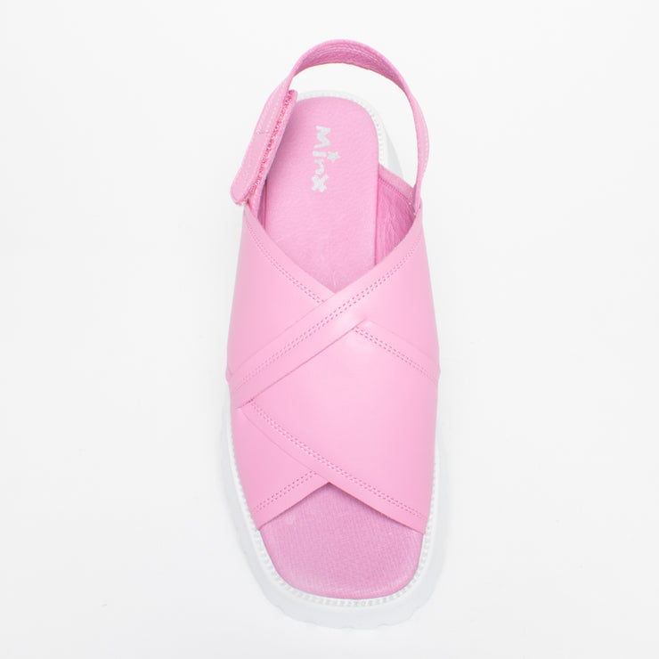 Minx Bobby Candy Pink Sandal top. Size 43 womens shoes