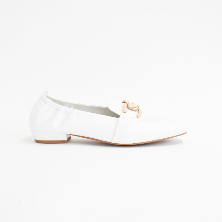 Tamara London Borge White Shoes side. Size 42 women shoes