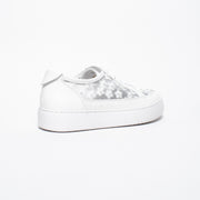 Gelato Boss White Pearl Sneaker back. Size 44 womens shoes