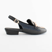 Tamara London Breann Black Shoes back. Size 44 womens shoes